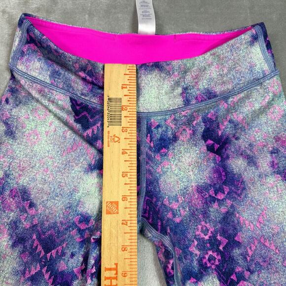 Ivivva Lululemon Tie Dye Abstract Full Length Leggings Kids Girls size 12 - Picture 7 of 10
